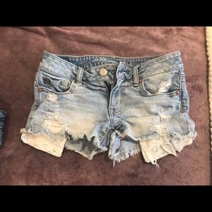 Jean cut off shorts